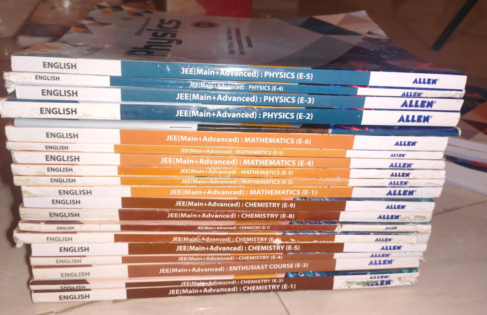 Allen JEE Enthuse Class 12 Modules Kota Classroom Allen JEE Enthuse Class 12 Modules Kota Classroom